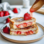 Strawberry Stuffed French Toast Breakfast