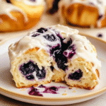 Homemade Lemon Blueberry Sweet Rolls