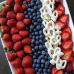 4th of July Fruit Platter Idea | How to Make an American Flag