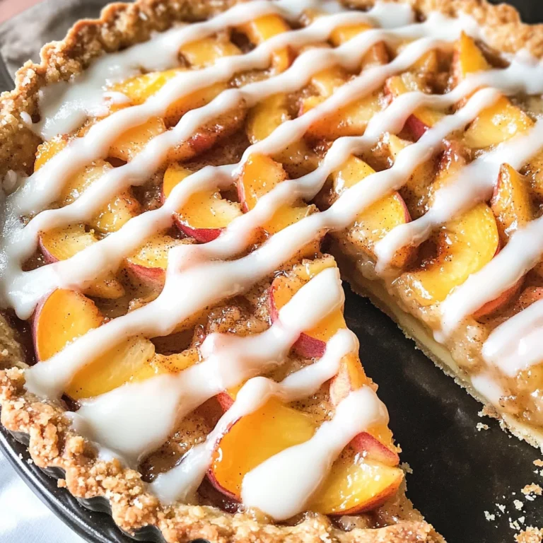 Brown Butter Peach Tart