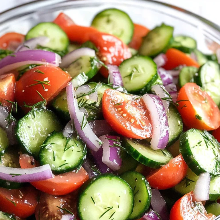Cucumber Tomato Salad