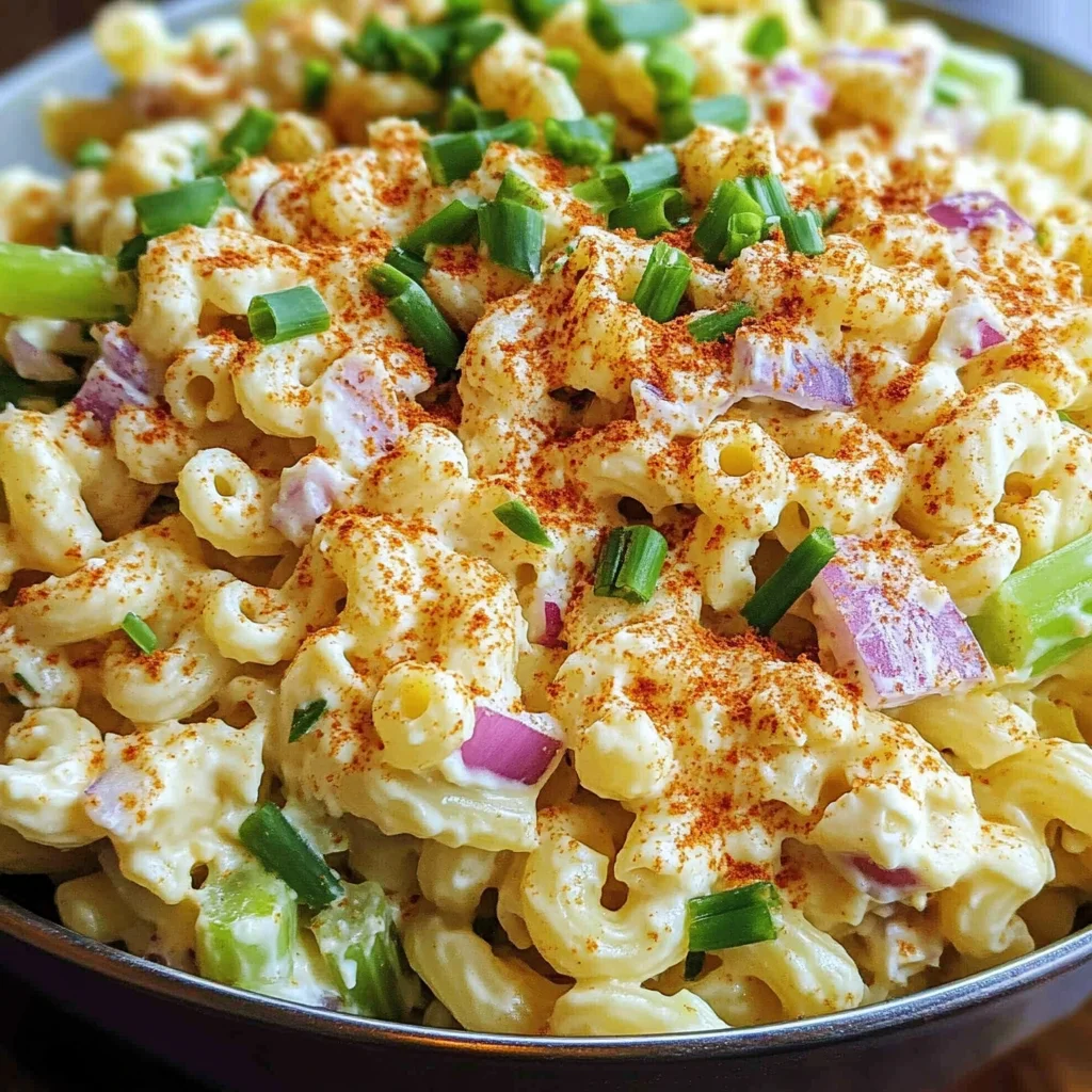 Deviled Egg Pasta Salad