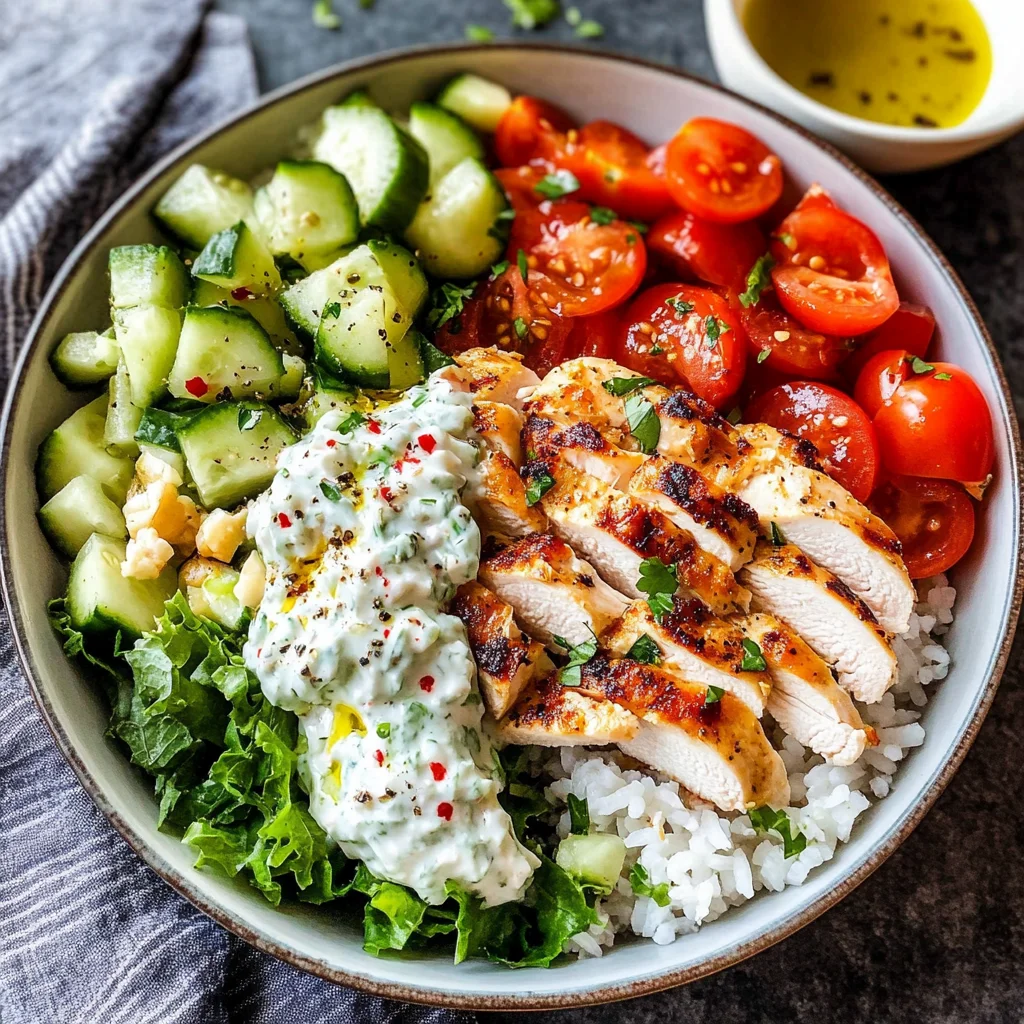 Greek Chicken Bowls