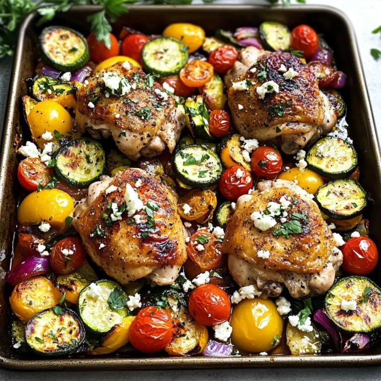 Greek Sheet Pan Chicken Dinner