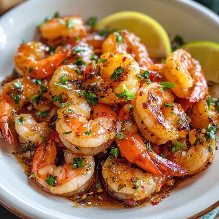 Hawaiian Garlic Shrimp