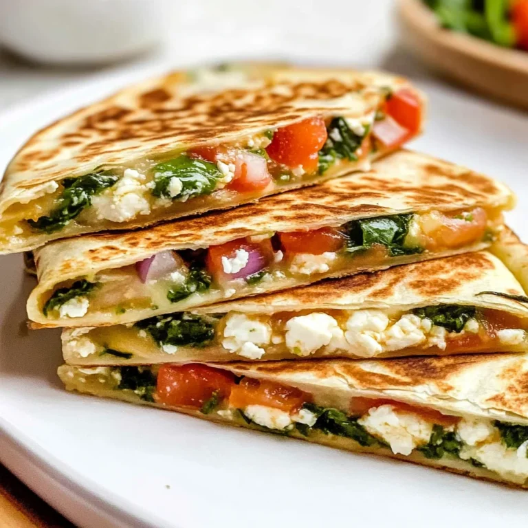 Mediterranean Quesadillas