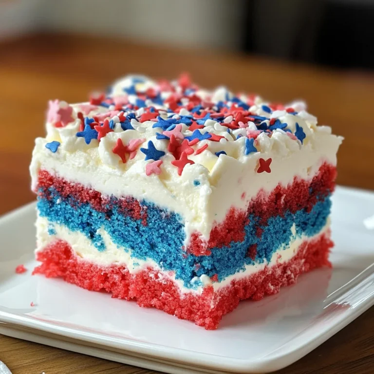 Patriotic Poke Cake