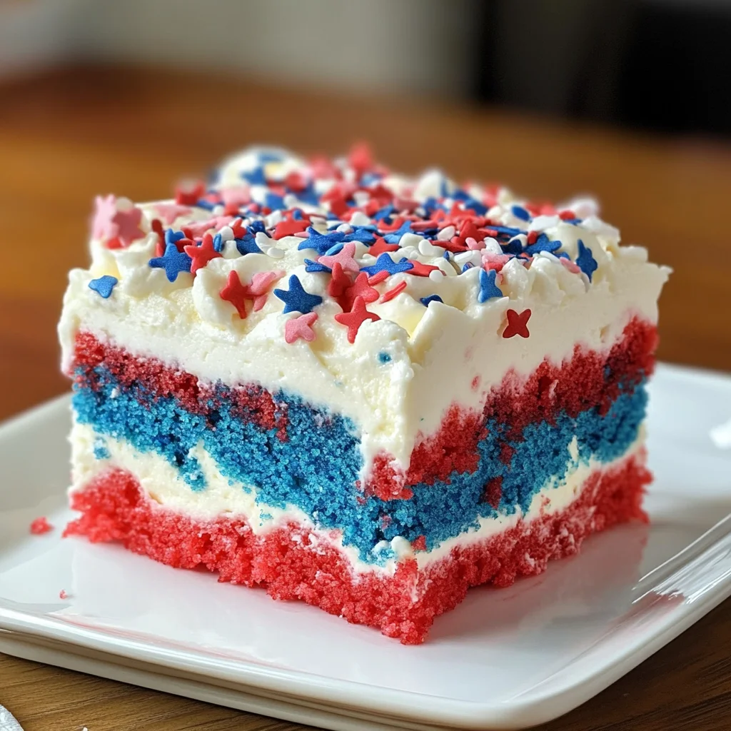 Patriotic Poke Cake