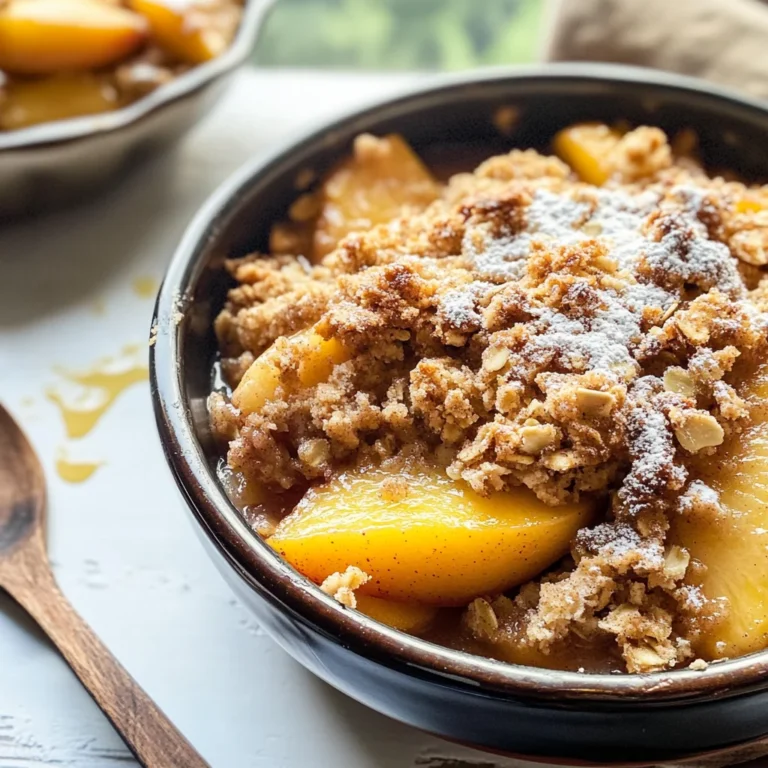 Peach Crisp