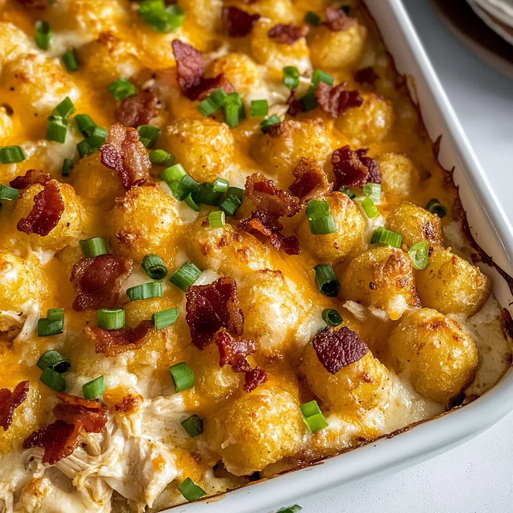 Cracked Out Tater Tot Casserole