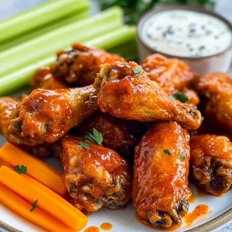 Crispy Baked Buffalo Wings