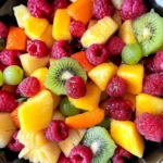 Fruit Salad with Honey Lime Dressing