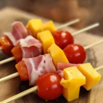 Ham and Cheese Appetizer Skewers