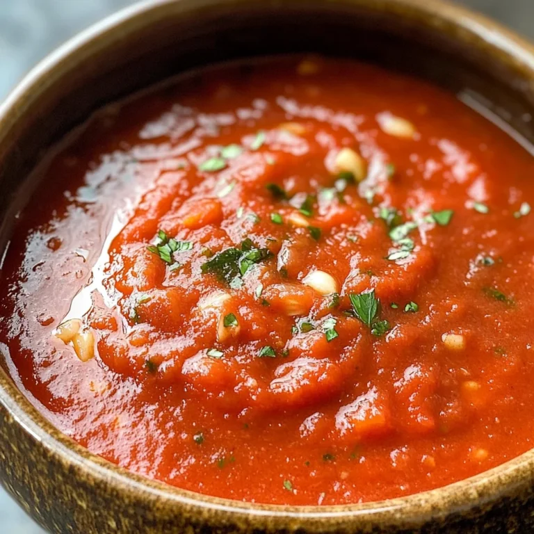 Homemade Marinara Sauce