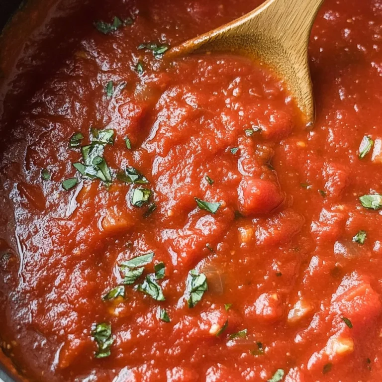 Homemade Marinara Sauce