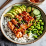 Honey Sriracha Salmon Bowls