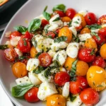 Marinated Cherry Tomato and Mozzarella Salad