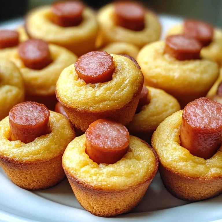 Mini Corn Dog Muffins