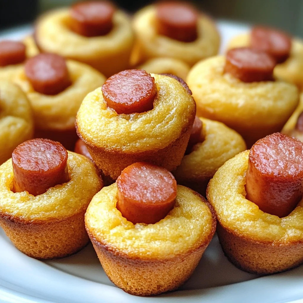 Mini Corn Dog Muffins