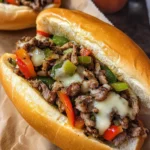 Philly Cheesesteak Recipe with Peppers and Onions