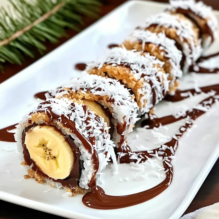 Quick and Easy Dessert Sushi (with Bananas + Nutella)