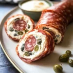 Salami Cream Cheese Roll