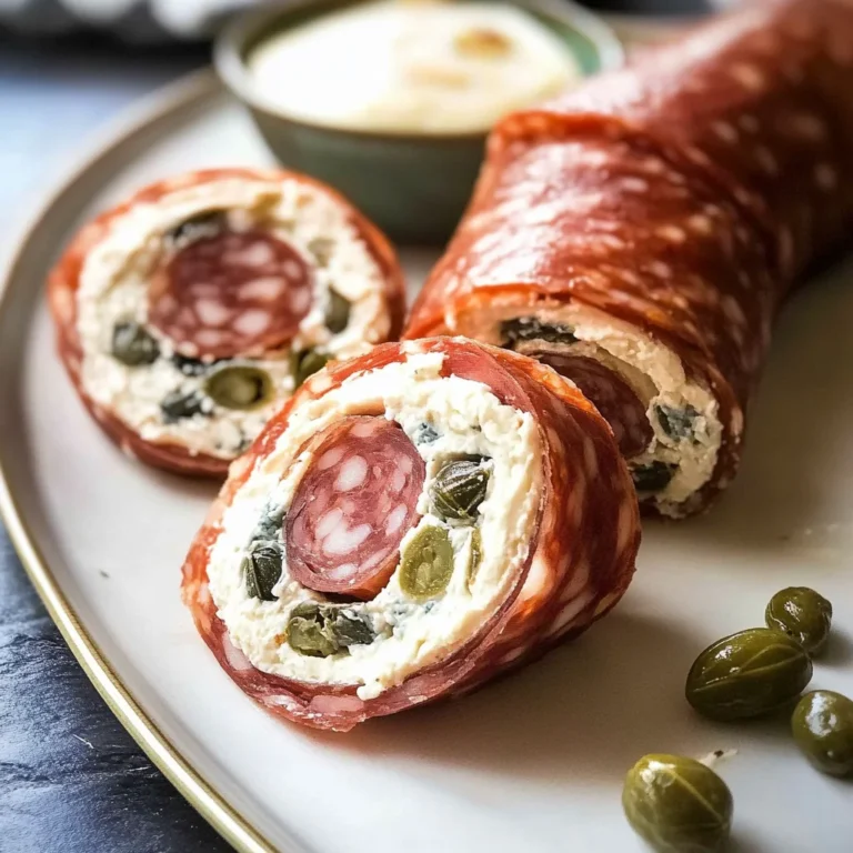 Salami Cream Cheese Roll