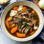 Slow Cooker Garlic Herb Pot Roast