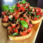 Tomato & Basil Bruschetta Recipe