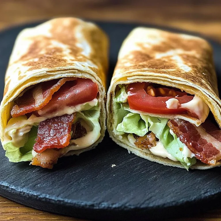 BLT Wraps with Secret Sauce