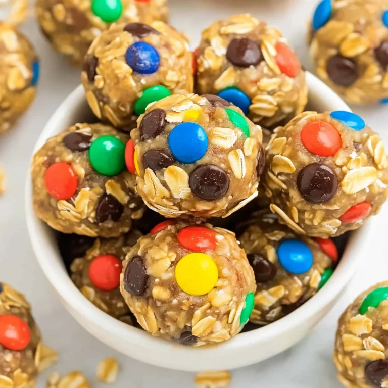 No-Bake Monster Energy Bites